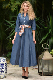 Just Darviny Desert Dress -Denim