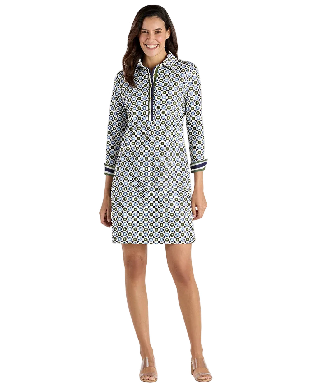 Jude Connally Naomi Dress-Birdseye Geo