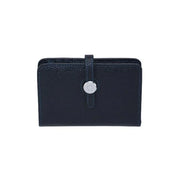 BC Bags Genuine Leather Small Wallet-Navy
