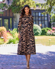 Jude Connally Kitty Dress -Modern Zebra Black