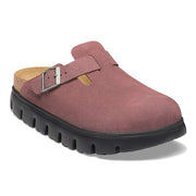 Birkenstock Boston Chunky Clog-Suede Leather Pepper (Narrow)