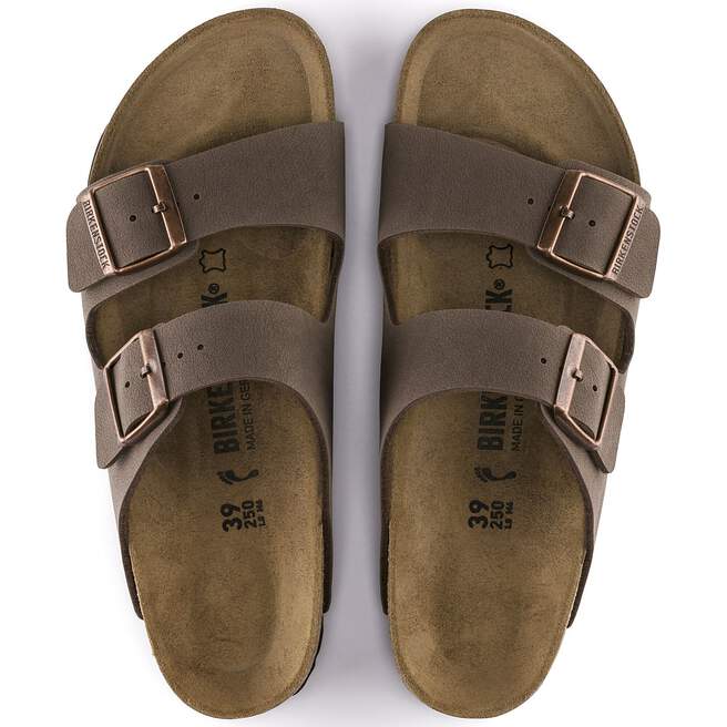 Birkenstock Arizona Birkbuc Sandal -Mocha (Narrow)