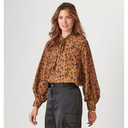 Charlie Paige Cheetah Printed Top