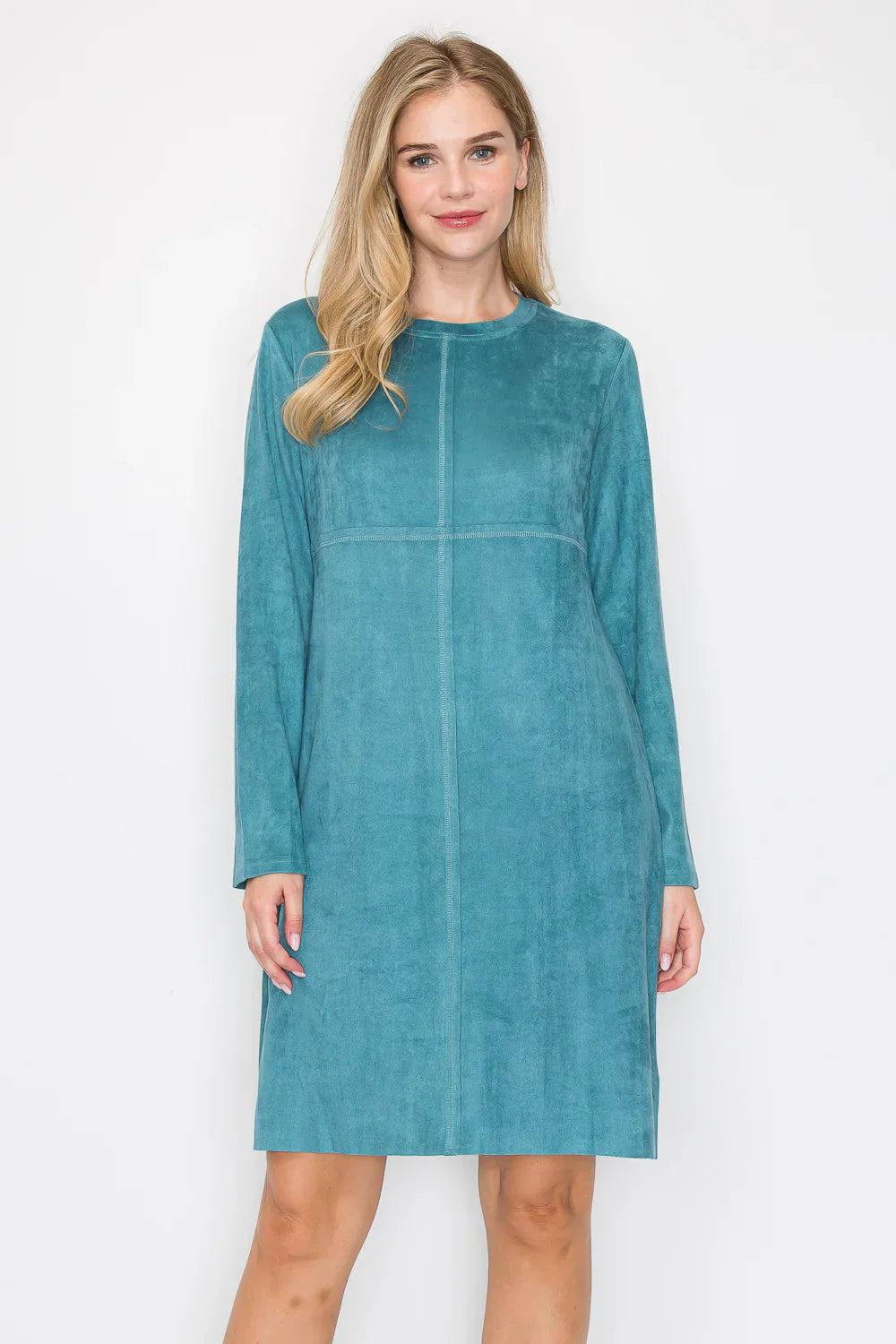 JOH Aurora Round-Neck Dress with Pockets