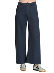 APNY Knit Barrel Leg Pant-Midnight Indigo