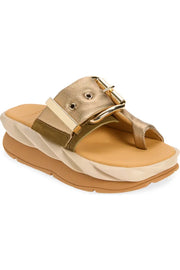4CCCCES Mellow Glow Platform Sandal -Brass