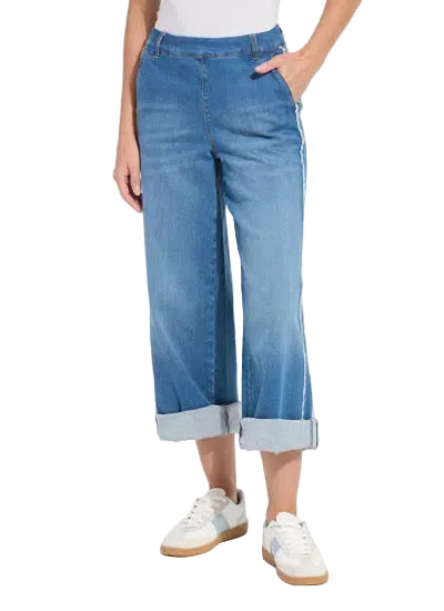 Lysse Andie Fringe Detail Premium Denim Pant