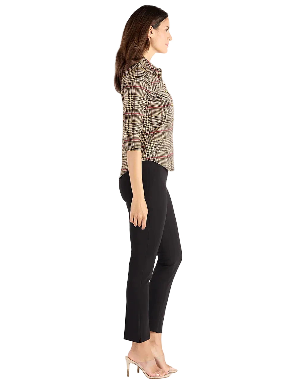 Jude Connally Shane Top-Glen Plaid Camel