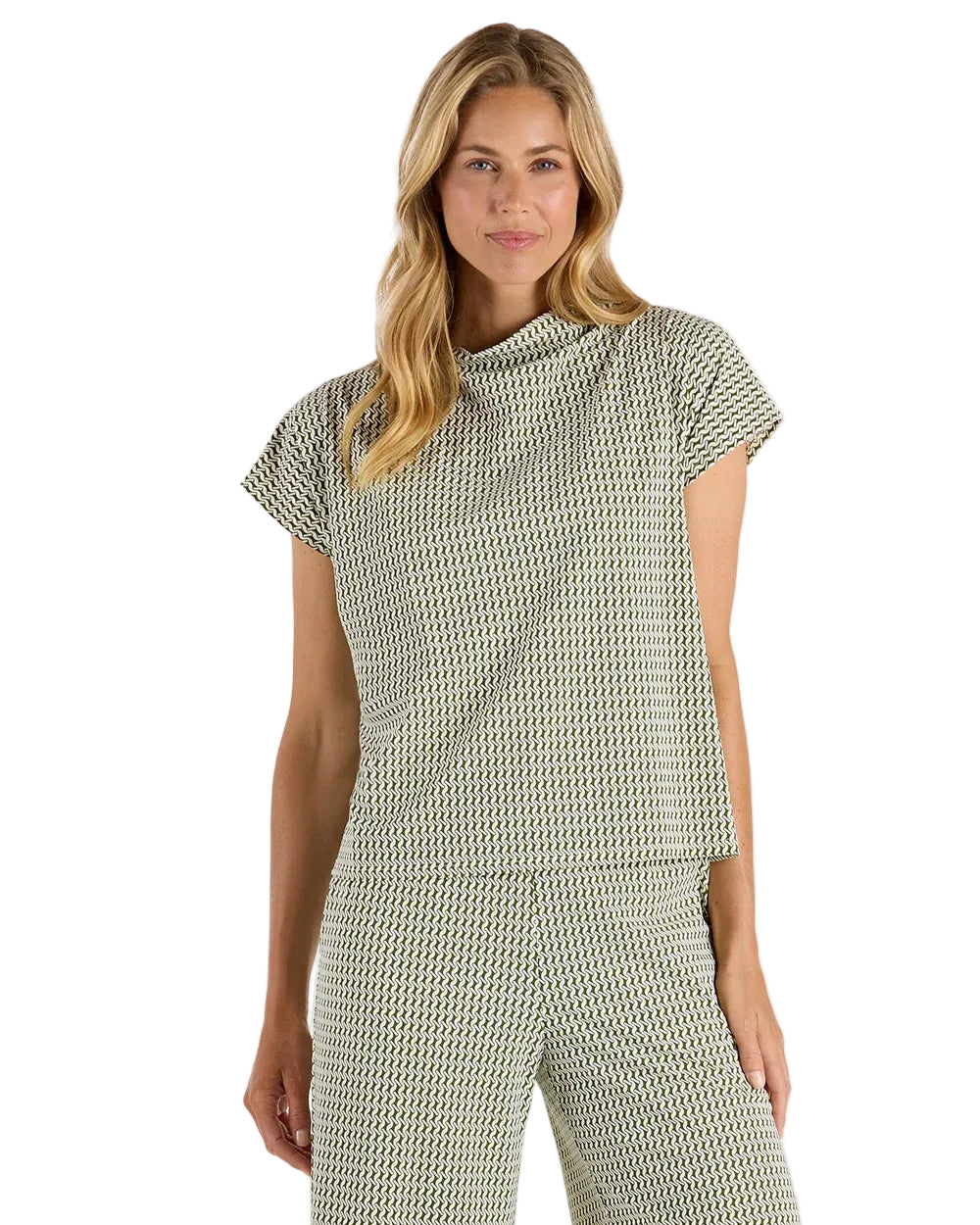 Jude Connally Tillie Top-Braided Geo Loden