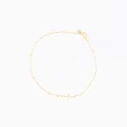 Michelle McDowell Cordelia Cross Chain Bracelet
