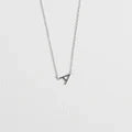 Silver Luxe Initial Necklace - Michelle McDowell