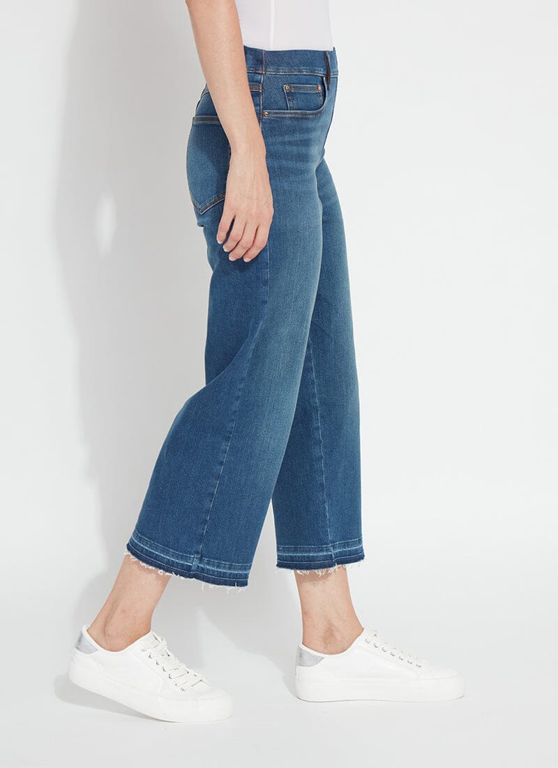Premium Denim Frances Wide Leg Crop