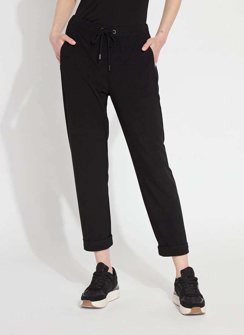 Julia Stretch Crepe Cuffed Jogger