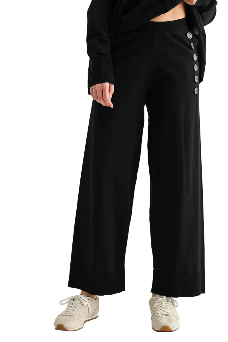 JOH Siara Knitted Pant -Black