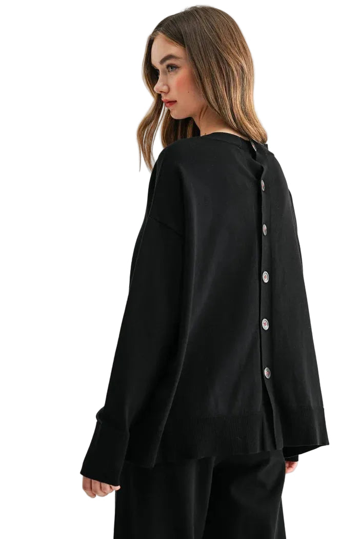 JOH Spencer Knitted Cardigan-Black