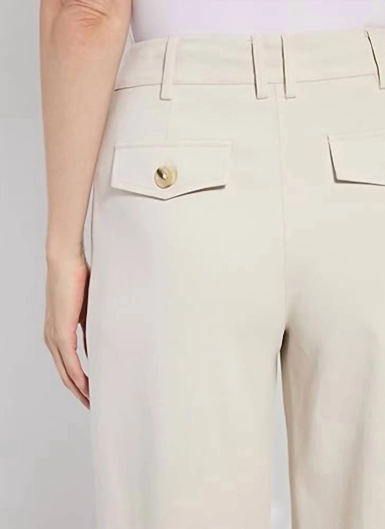 Lysse Mirabelle Pleated Wide Palazzo-Oat