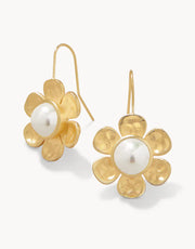 Spartina 449 Primrose Drop Earrings -Pearl/Gold