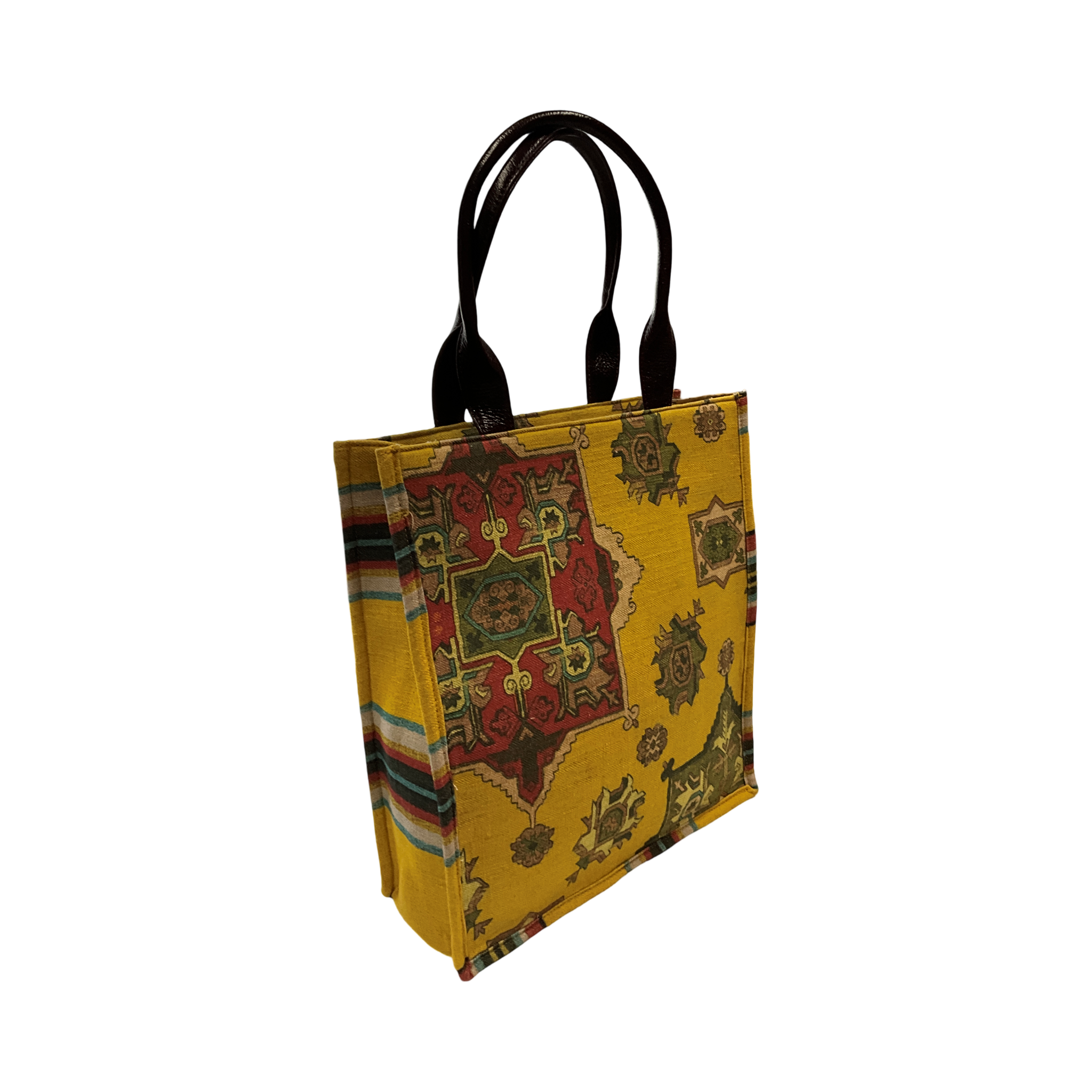Wenz Yellow Tapestry Tote