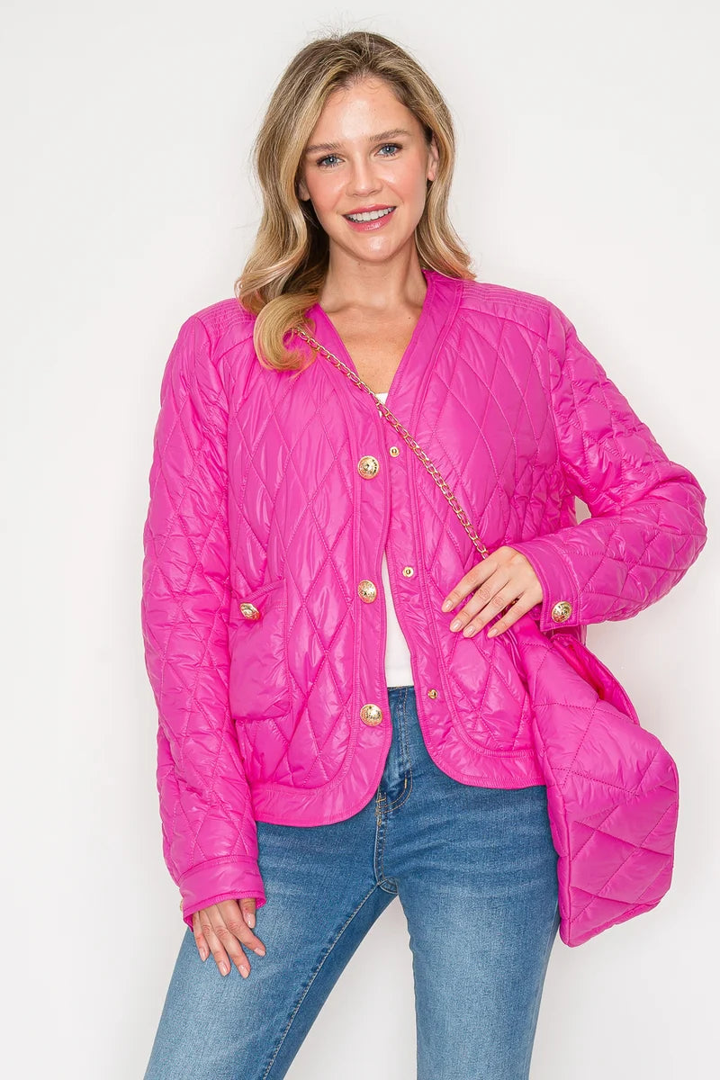 JOH Johya Puffer Jacket & Matching Crossbody Bag