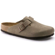 Birkenstock Boston Soft Footbed -Taupe Suede Leather (Narrow)