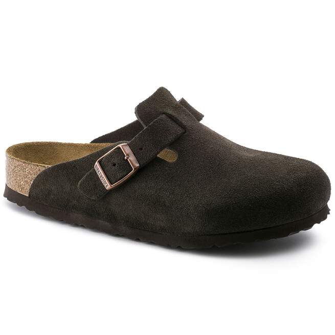 Birkenstock Boston Soft Footbed -Mocha (Narrow)