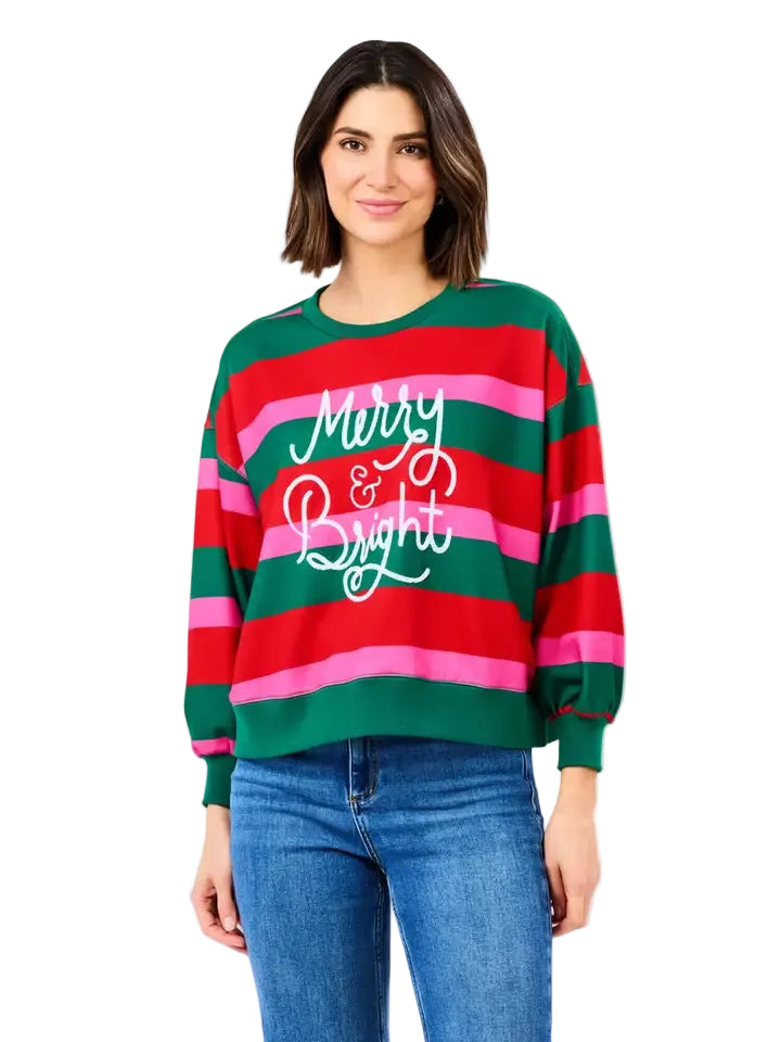Mary Square Millie Sweatshirt-Merry & Bright