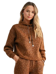 JOH Fanette Top w/ Glitter -Caramel
