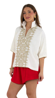 Emily McCarthy Poppy Top -Trellis