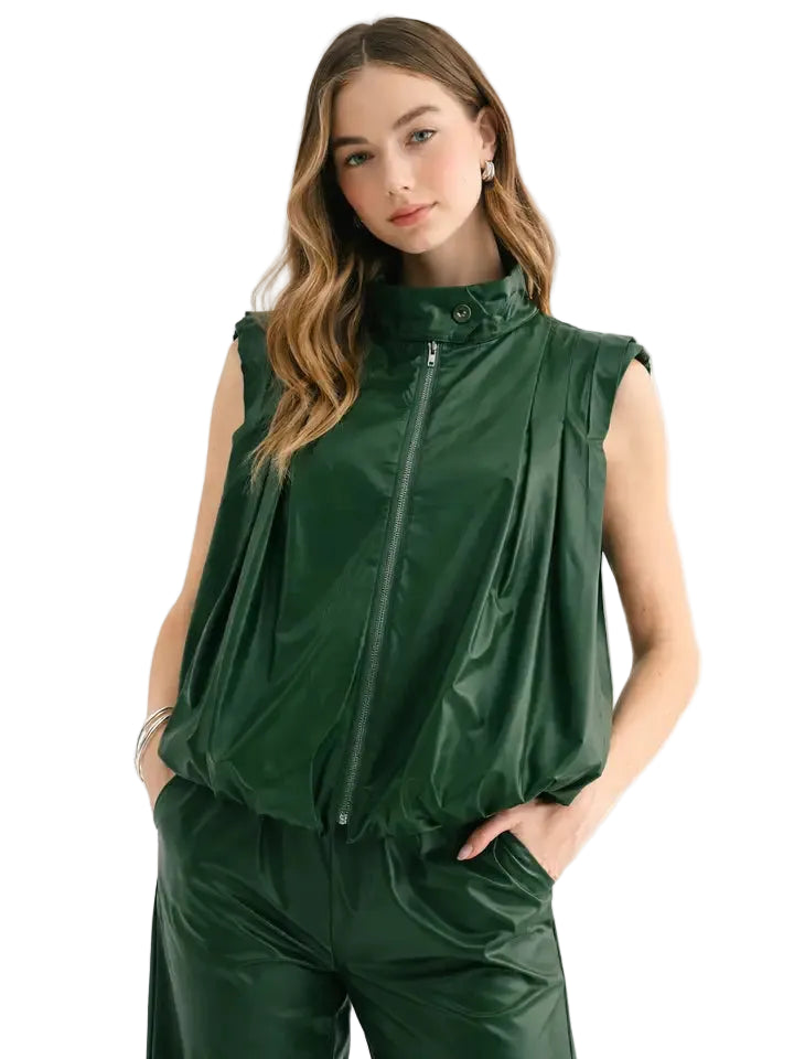 JOH Liam Vest -Hunter Green