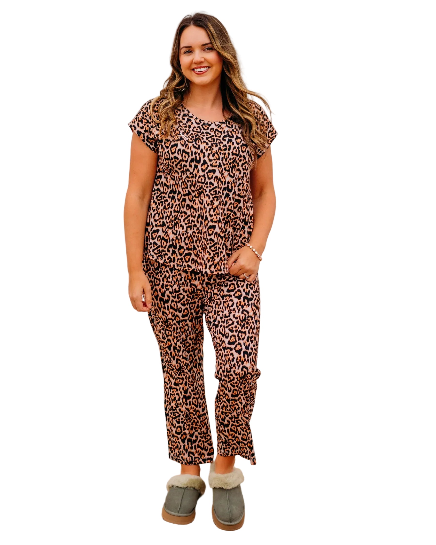 Johnny Was The Bobbie Crop Set -Bellina Leopard