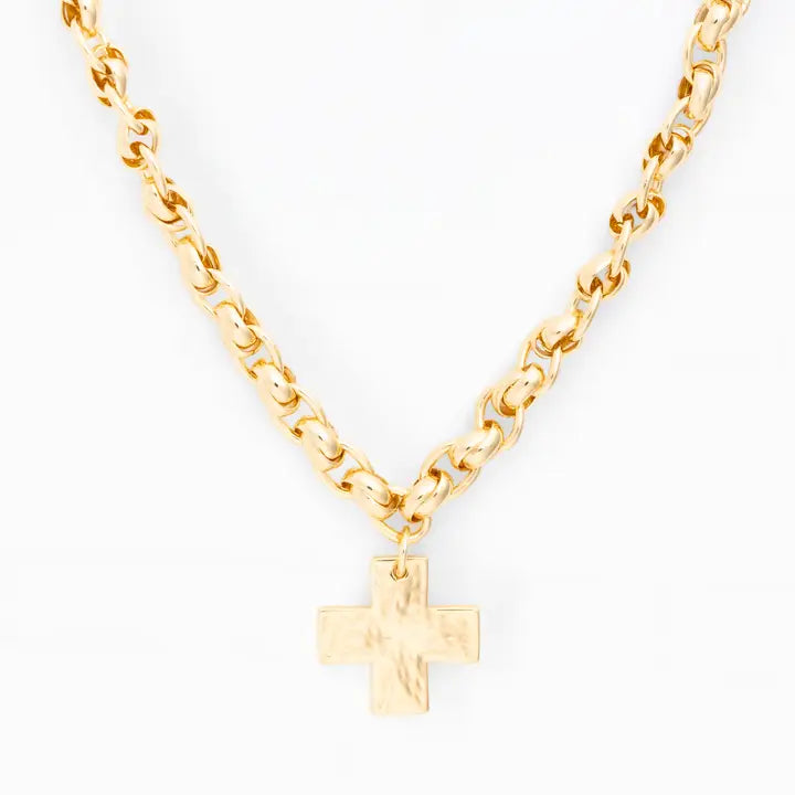 Michelle McDowell Adriana Cross Pendant Necklace