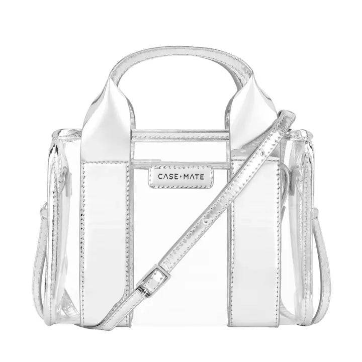 Case Mate Jelly Stadium Bag -Silver Chrome