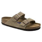Birkenstock Arizona Soft Footbed Suede Leather -Taupe (Narrow)