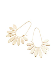 Spartina 449 Palmetto Hoop Earrings -Gold