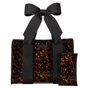 Case Mate Bow Jelly Tote Bag-Tortoiseshell