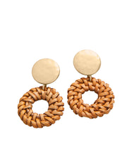 Spartina 449 Joanne Wicker Earrings -Brown