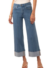 Spartina 449 Lacey Cuffed Jean-May River Wash
