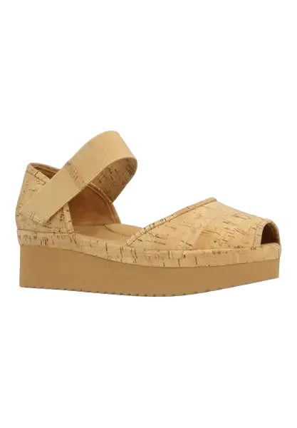 L'Amour Des Pieds Amadour Sandals -Natural/Gold Cork