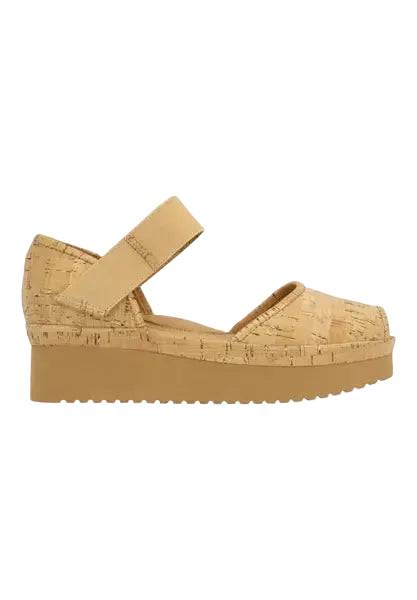 L'Amour Des Pieds Amadour Sandals -Natural/Gold Cork