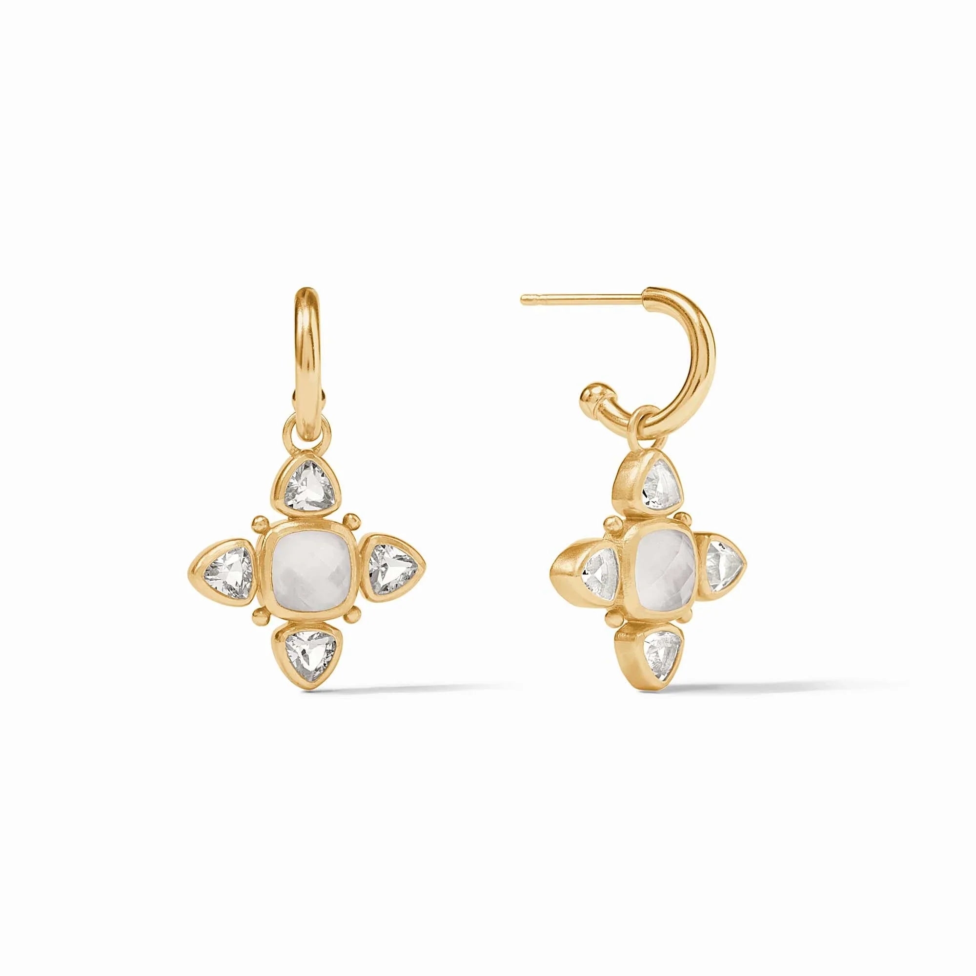Aquitaine Hoop & Charm Earring