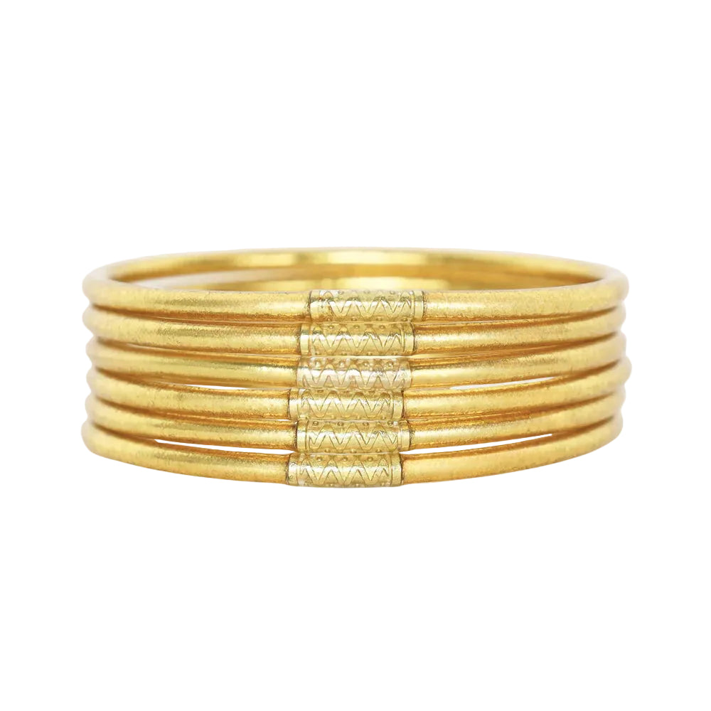 BuDhaGirl Aura Lumine All Weather Bangles (Set of 6) S