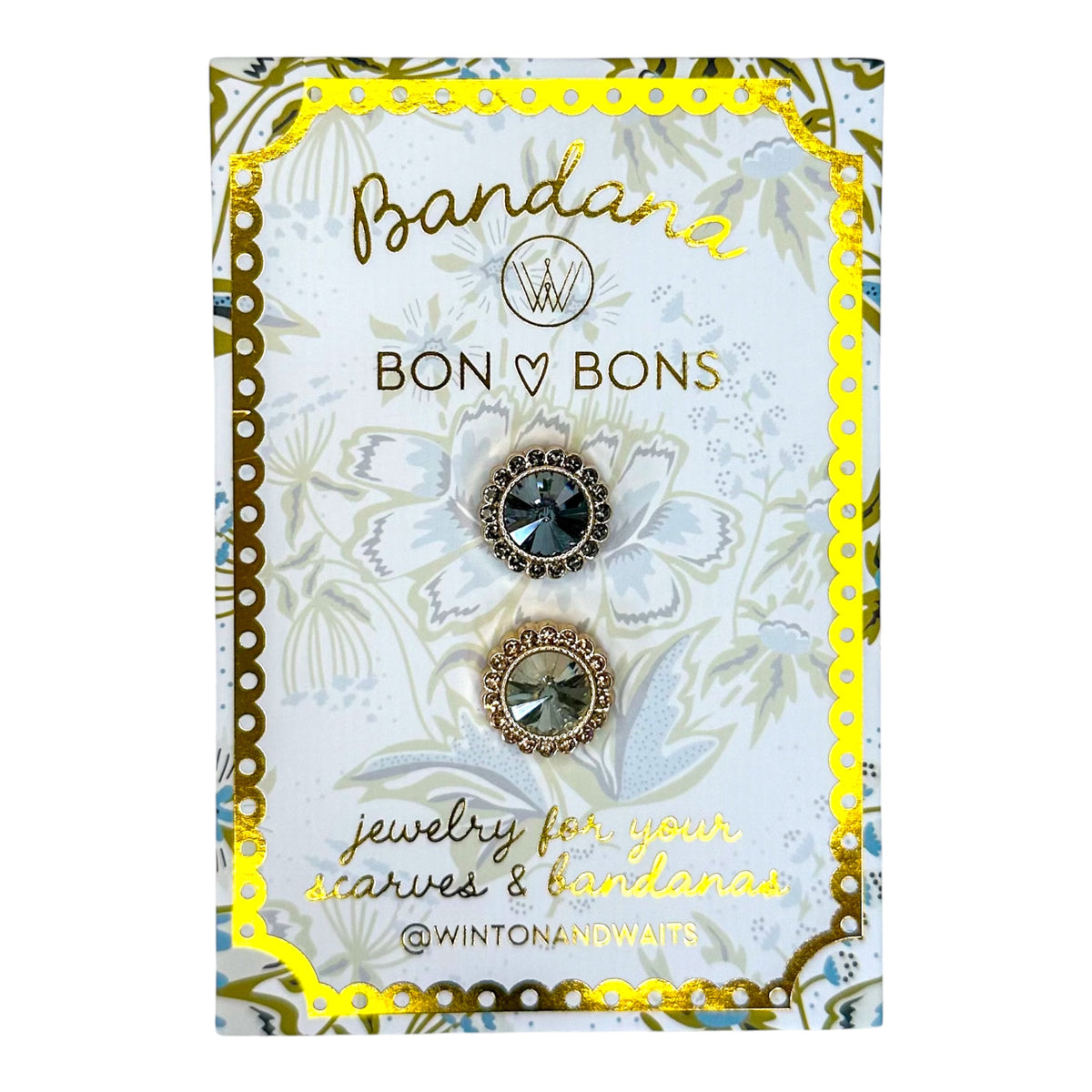 Winton and Waits Bon Bon Magnets-Onyx Jewel
