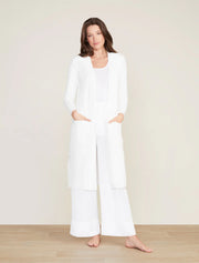 Barefoot Dreams CozyChic Ultra Lite Long Cardi -Pearl