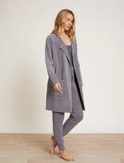 Barefoot Dreams CozyChic Ultra-Light Wide Collar Jacket -Glacier Gray