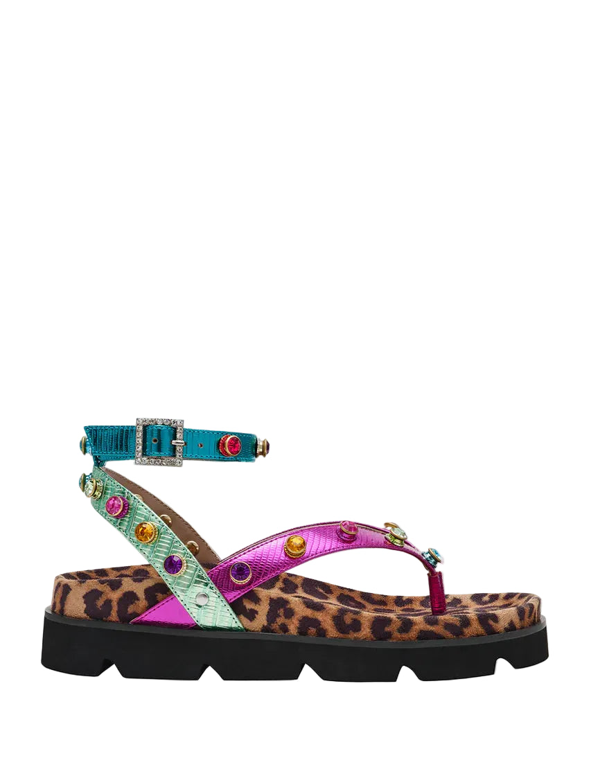Betsey Johnson Conley Sandal - Metallic Multi