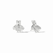Julie Vos Bee Stud Earring-Silver