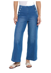Lysse Mallory Sailor Hi Waist Wide Leg Denim