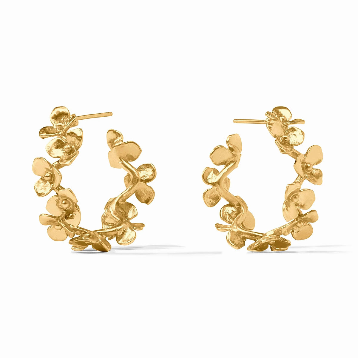 Julie Vos Bloom Hoop-Gold Size M