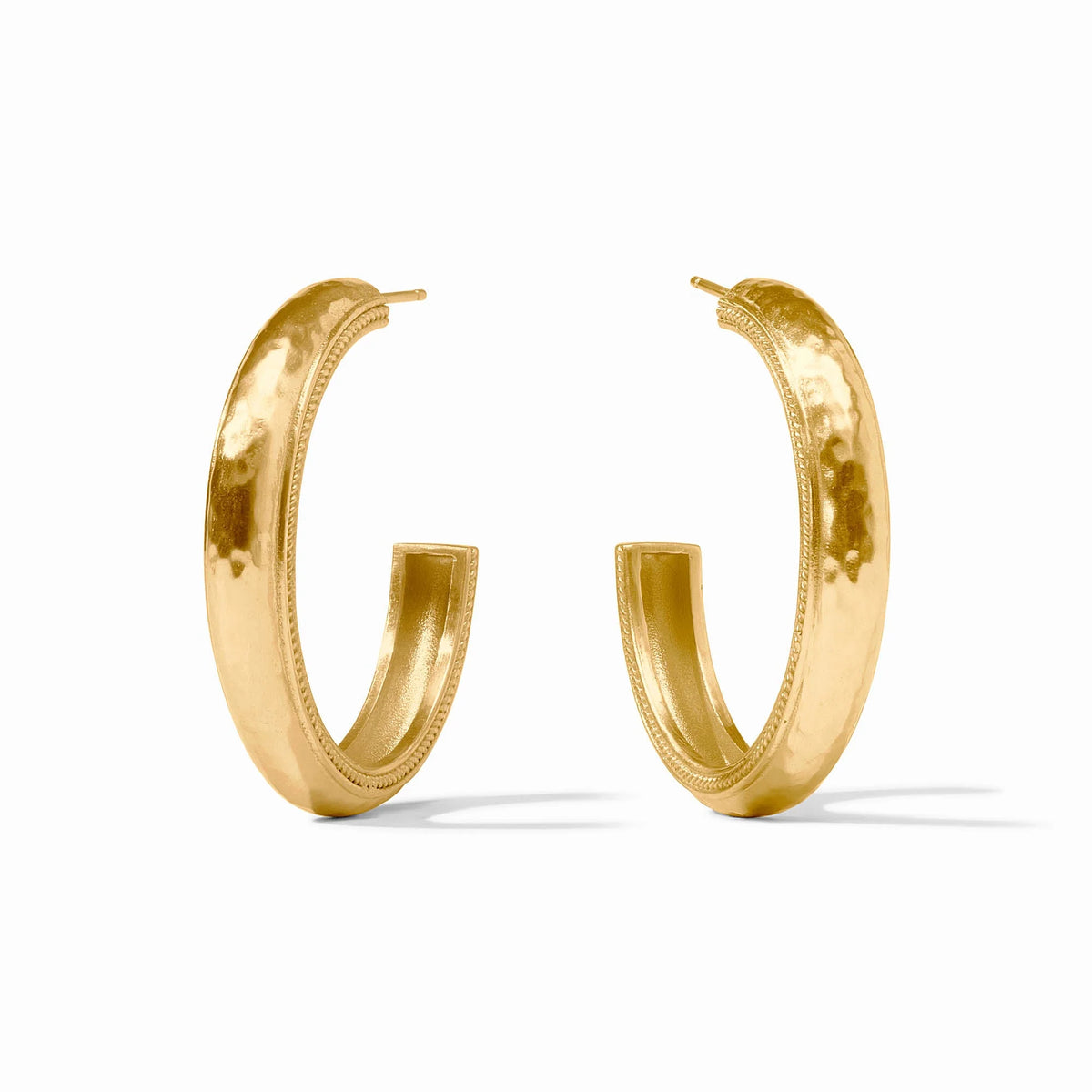 Julie Vos Cannes Hoop-Gold Size L