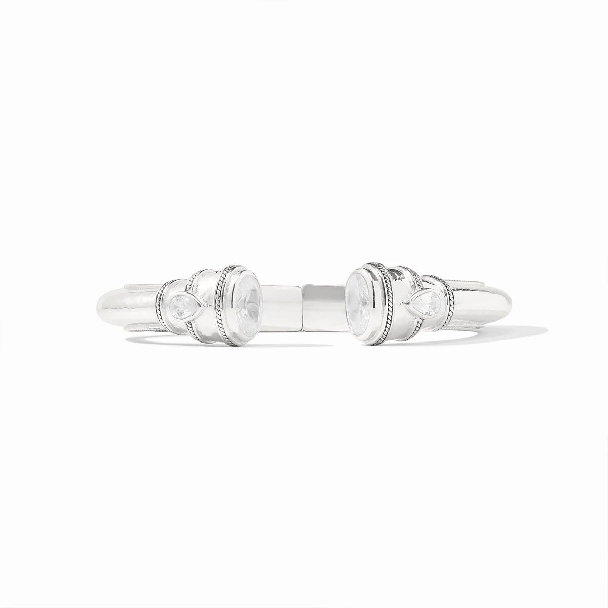 Julie Vos Cannes Demi Cuff-Silver/Cubic Zirconia